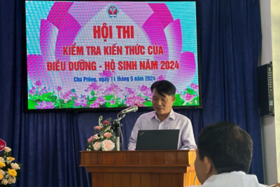 Hội thi Kiểm tra kiến thức Điều dưỡng - Hộ sinh Năm 2024